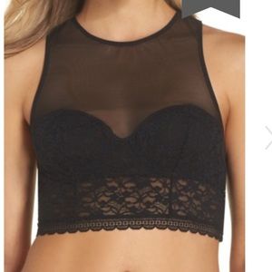 FREE PEOPLE NEW Int Stay With Me Longline Bralette